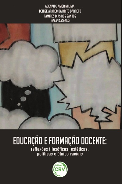 Capa do livro: EDUCAÇÃO E FORMAÇÃO DOCENTE:<br>reflexões filosóficas, estéticas, políticas e étnico-raciais