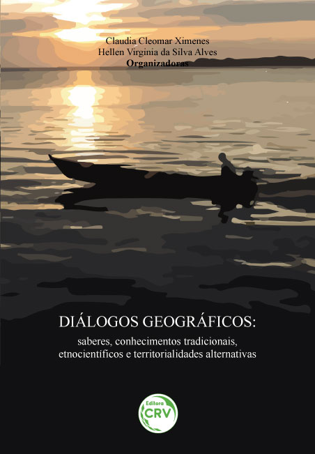 Capa do livro: DIÁLOGOS GEOGRÁFICOS:<br> saberes, conhecimentos tradicionais, etnocientíficos e territorialidades alternativas