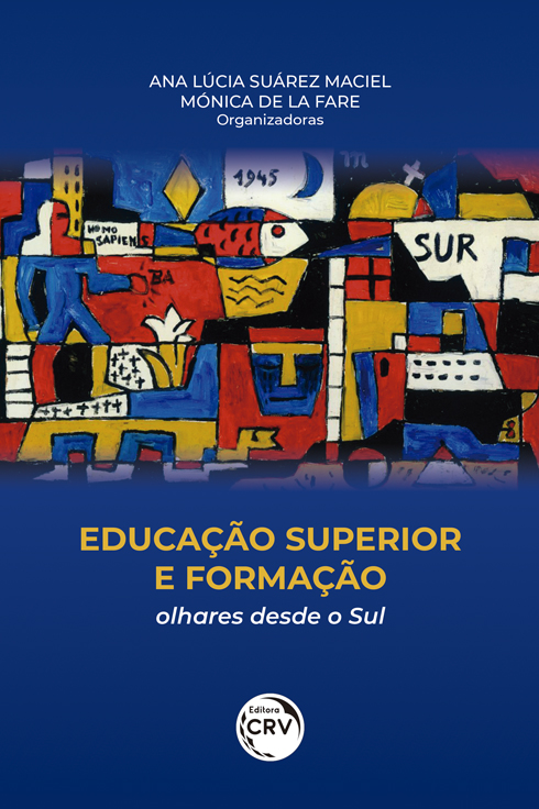 Capa do livro: EDUCAÇÃO SUPERIOR E FORMAÇÃO:<br> olhares desde o Sul