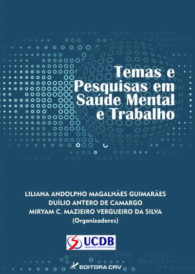 Capa do livro: TEMAS E PESQUISAS EM SAÚDE MENTAL E TRABALHO