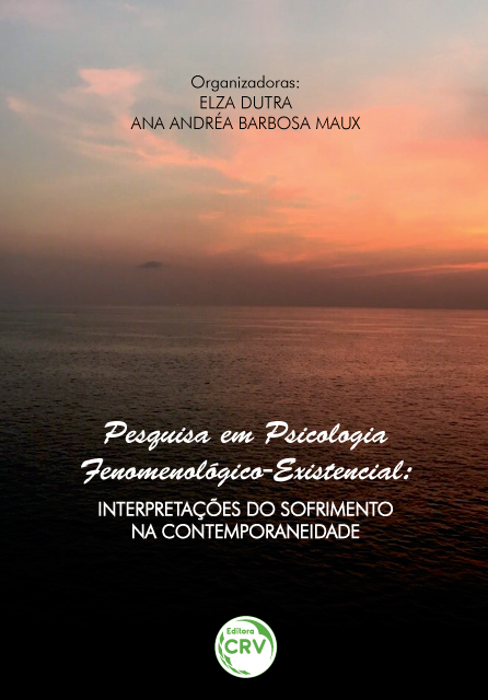 Capa do livro: PESQUISA EM PSICOLOGIA FENOMENOLÓGICO-EXISTENCIAL:<br>interpretações do sofrimento na contemporaneidade
