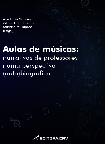 Capa do livro: AULAS DE MÚSICAS:<br>narrativas de professores numa perspectiva (auto)biográfica