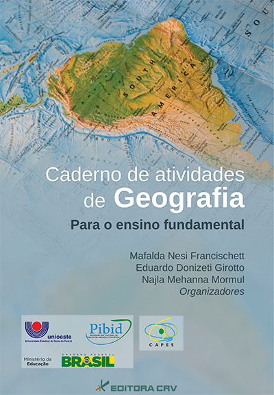 Capa do livro: CADERNO DE ATIVIDADES DE GEOGRAFIA<br> Para o ensino fundamental (Não Comercializado)