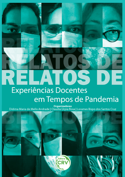 Capa do livro: RELATOS DE EXPERIÊNCIAS DOCENTES EM TEMPOS DE PANDEMIA