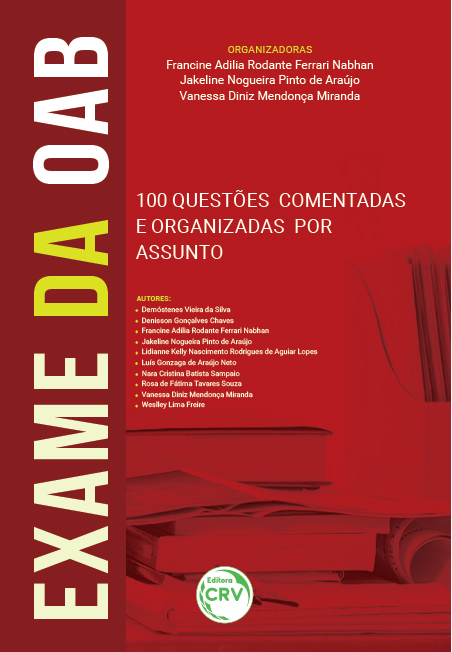 Capa do livro: EXAME DA OAB: <br>100 questões comentadas e organizadas por assunto