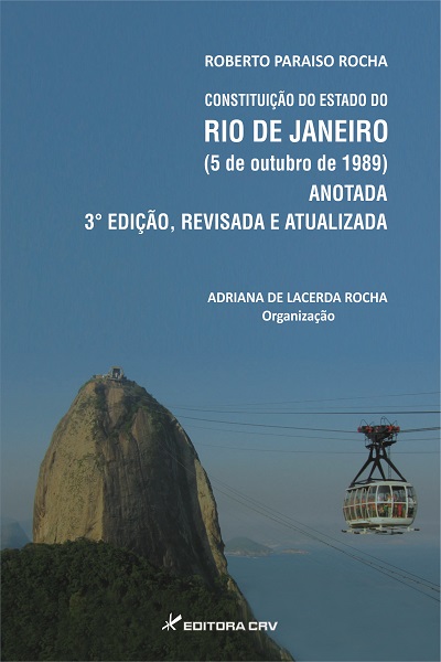 Capa do livro: CONSTITUIÇÃO DO ESTADO DO RIO DE JANEIRO (5 de outubro de 1989) ANOTADA