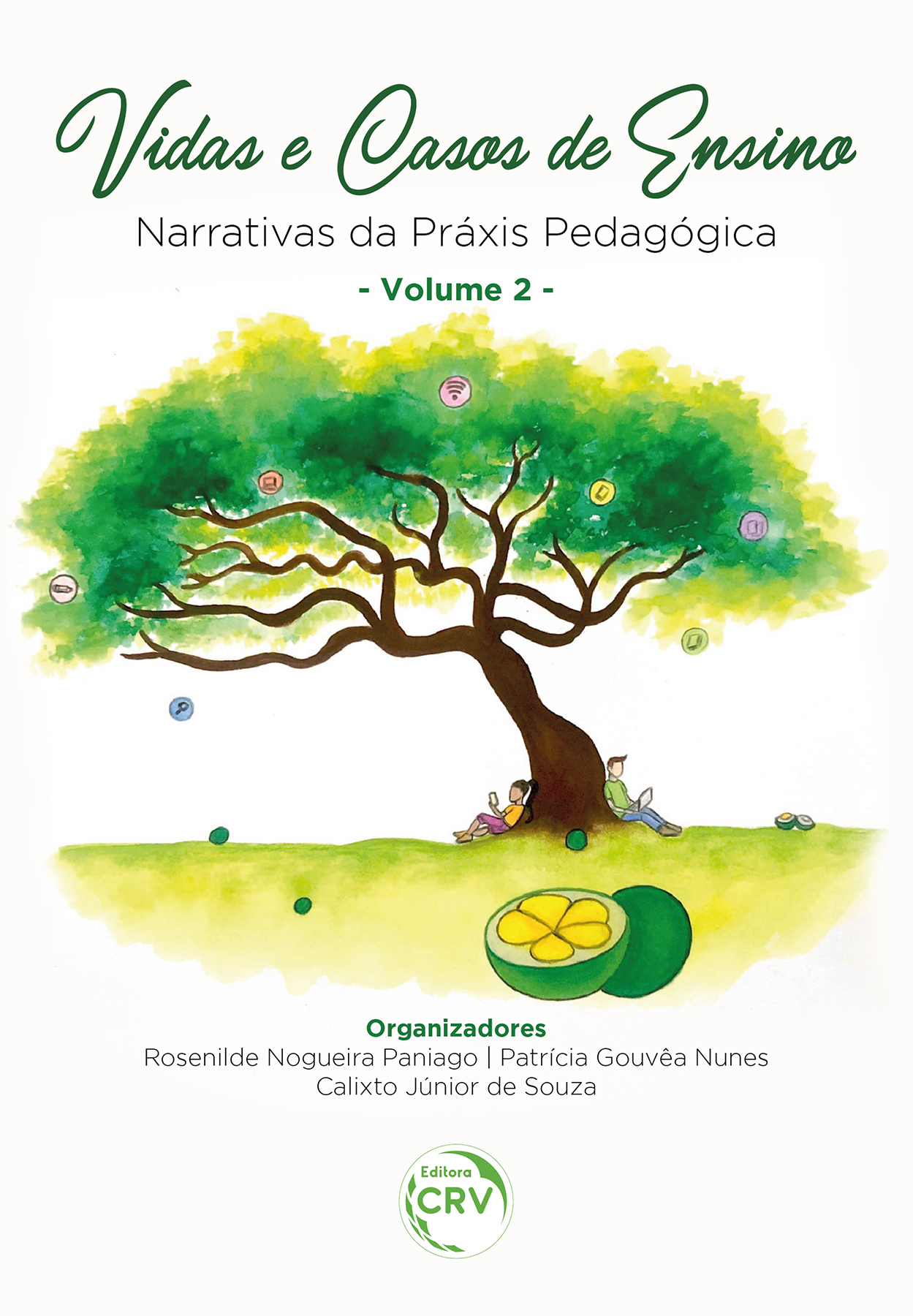 Capa do livro: VIDAS E CASOS DE ENSINO <BR> narrativas da práxis pedagógica – volume 2