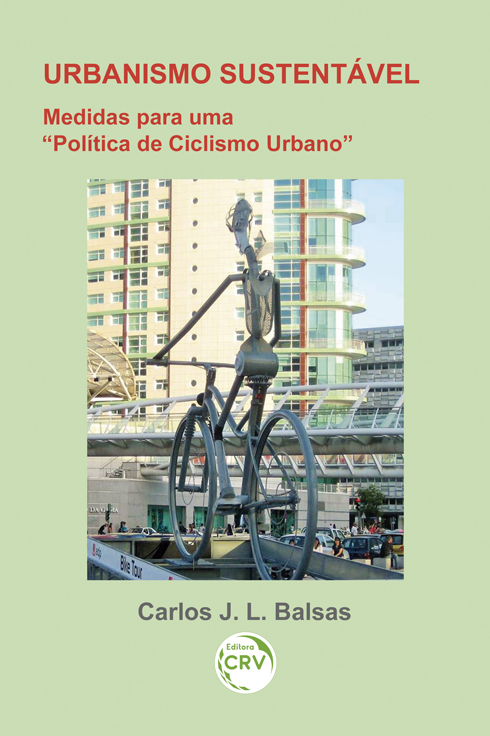 Capa do livro: URBANISMO SUSTENTÁVEL:<br> medidas para uma ‘política de ciclismo urbano’