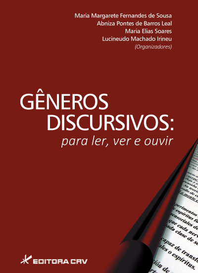 Capa do livro: GÊNEROS DISCURSIVOS:<br>para ler, ver e ouvir