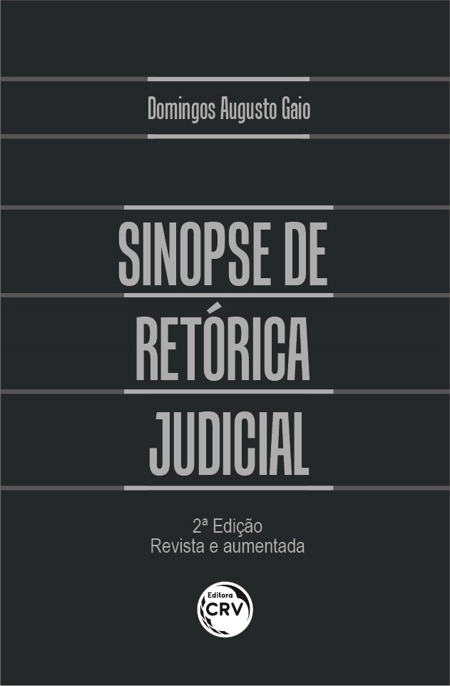 Capa do livro: SINOPSE DE RETÓRICA JUDICIAL<br> 2ª Edição <br>Revista e aumentada