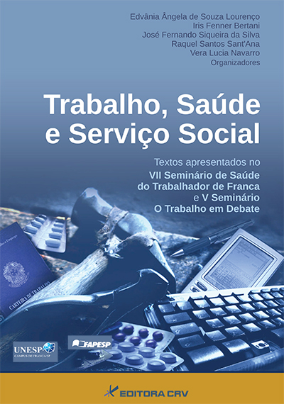 Capa do livro: TRABALHO, SAÚDE E SERVIÇO SOCIAL