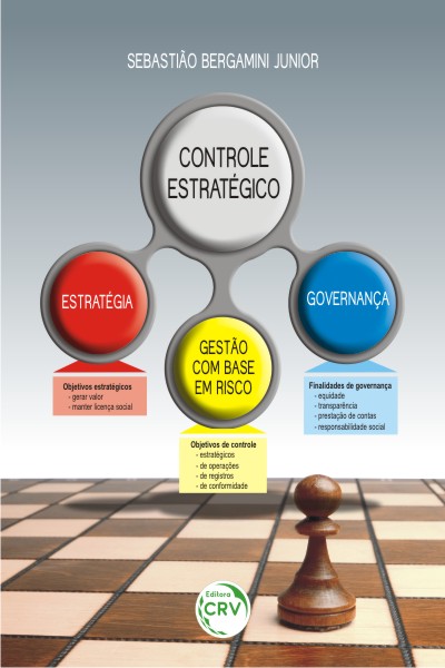 Capa do livro: CONTROLE ESTRATÉGICO:<br> estratégia, gestão com base em risco e governança