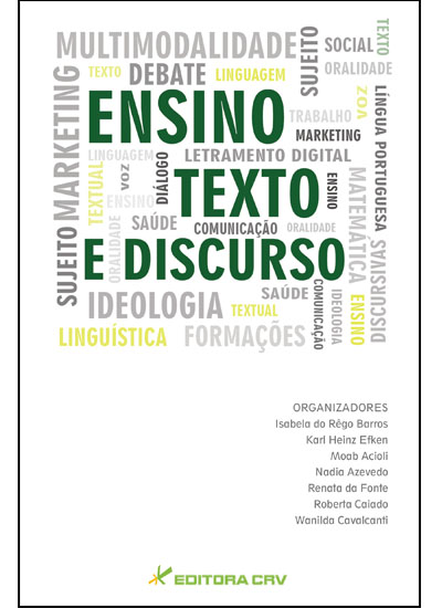 Capa do livro: ENSINO, TEXTO E DISCURSO