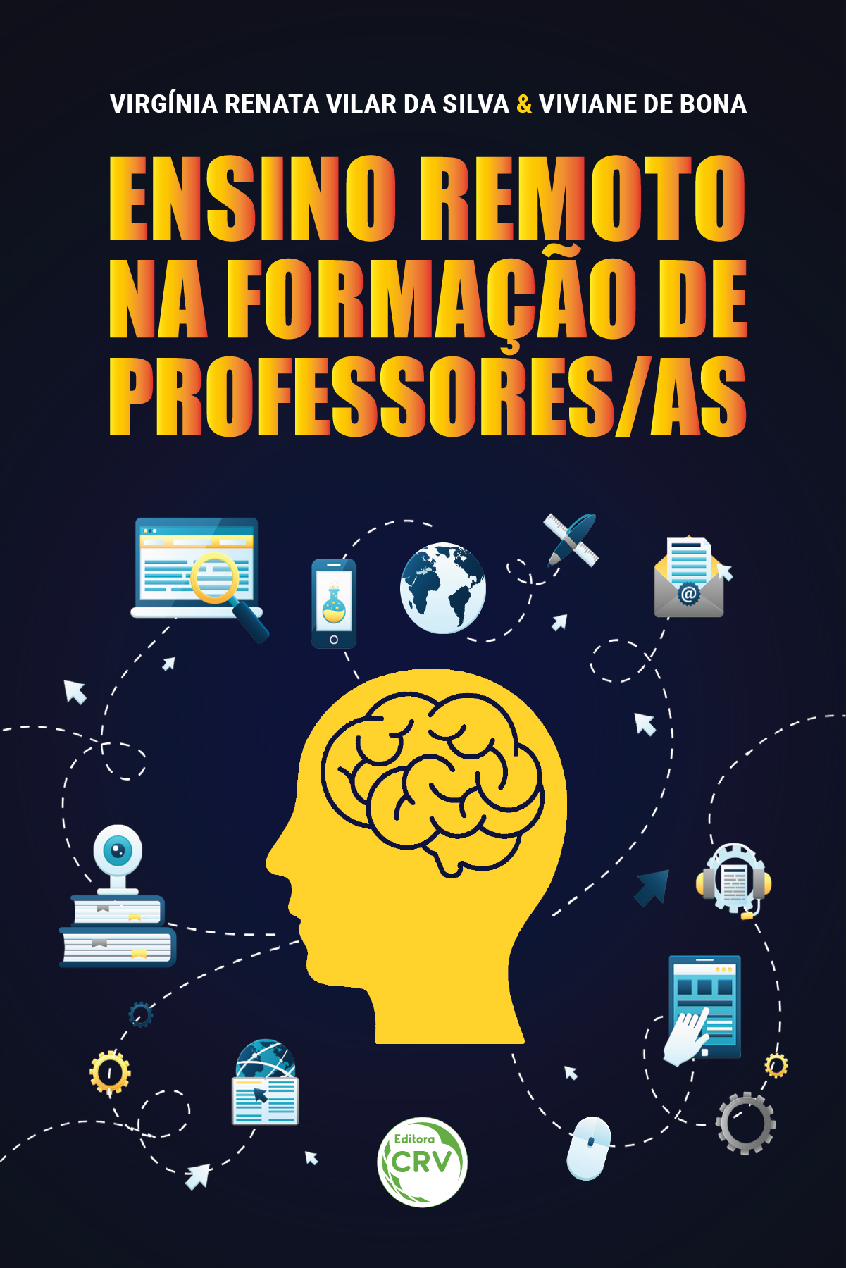 Capa do livro: O ensino remoto na formação de professores/as