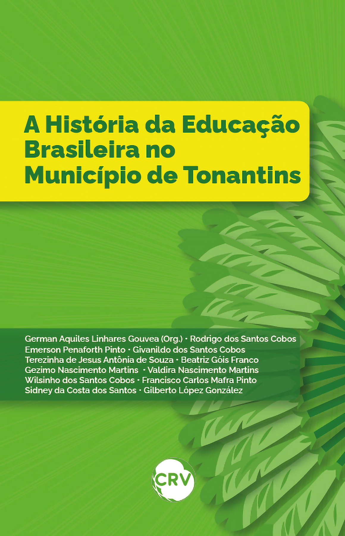 Capa do livro: A HISTORIA DA EDUCAÇÃO BRASILEIRA NO MUNICÍPIO DE TONANTINS