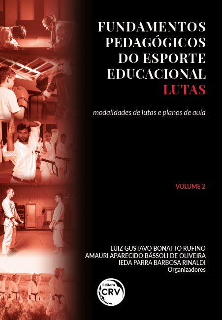 Capa do livro: FUNDAMENTOS PEDAGÓGICOS DO ESPORTE EDUCACIONAL – LUTAS VOLUME 2:<br> modalidades de lutas e planos de aula