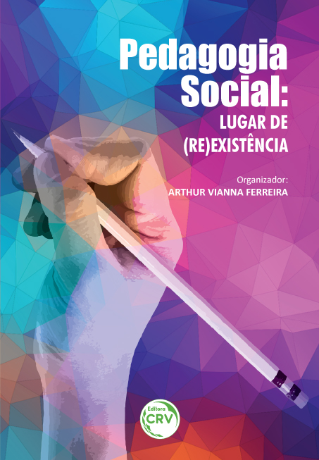 Capa do livro: PEDAGOGIA SOCIAL:<br> lugar de (re)existência