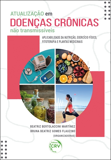 Capa do livro: Atualização em doenças crônicas não transmissíveis:<br>Aplicabilidade da nutrição, exercício físico e fitoterapia