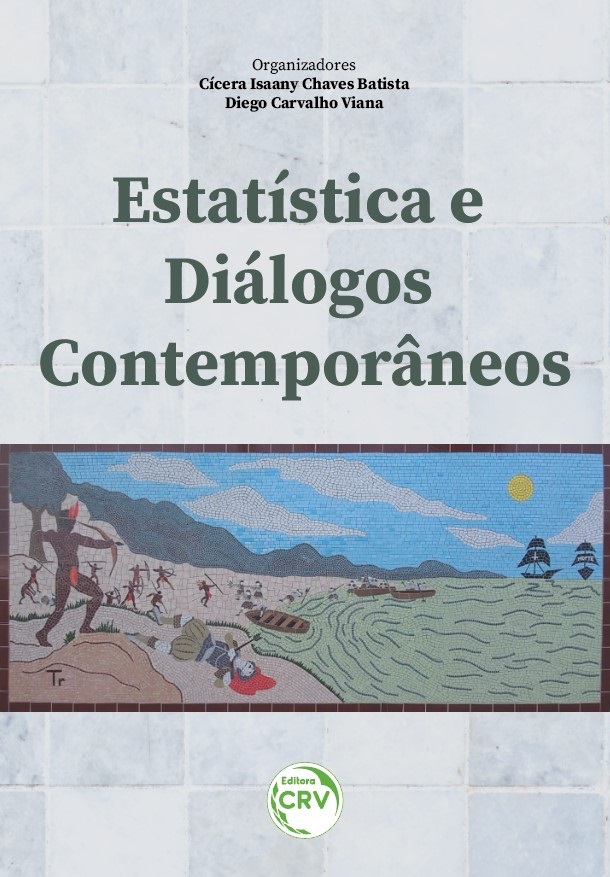 Capa do livro: ESTATÍSTICA E DIÁLOGOS CONTEMPORÂNEOS