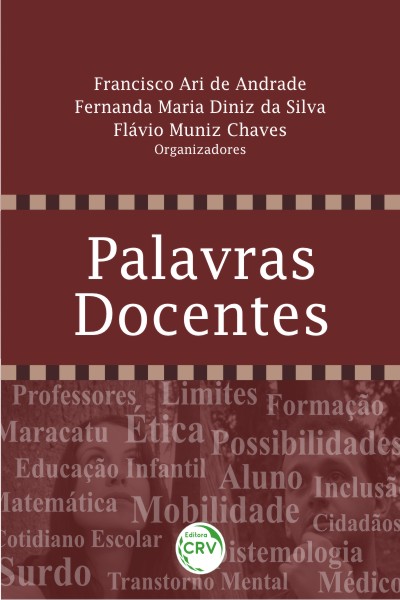 Capa do livro: PALAVRAS DOCENTES