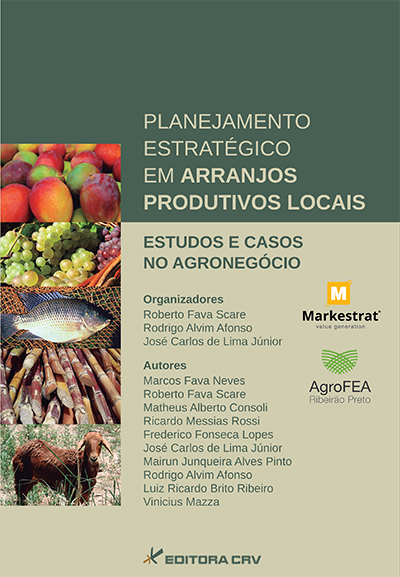 Capa do livro: PLANEJAMENTO ESTRATÉGICO EM ARRANJOS PRODUTIVOS LOCAIS:<br>estudos e casos no Agronegócio