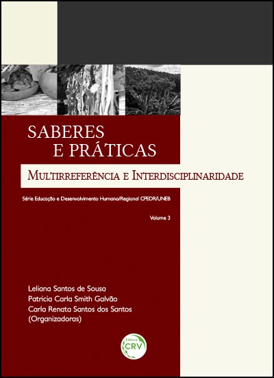 Capa do livro: SABERES E PRÁTICAS:<br> multirreferência e interdisciplinaridade – volume 3