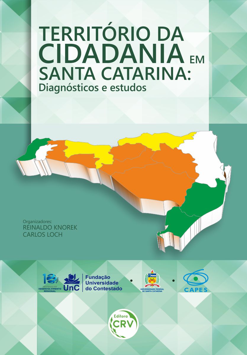 Capa do livro: TERRITÓRIO DA CIDADANIA EM SANTA CATARINA:<br> diagnósticos e estudos