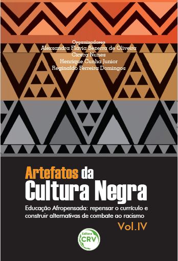 Capa do livro: ARTEFATOS DA CULTURA NEGRA – EDUCAÇÃO AFROPENSADA:<br> repensar o currículo e construir alternativas de combate ao racismo