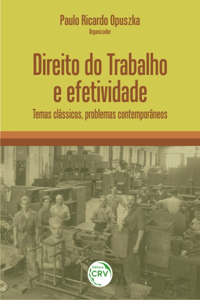 Capa do livro: DIREITO DO TRABALHO E EFETIVIDADE:<br> temas clássicos, problemas contemporâneos