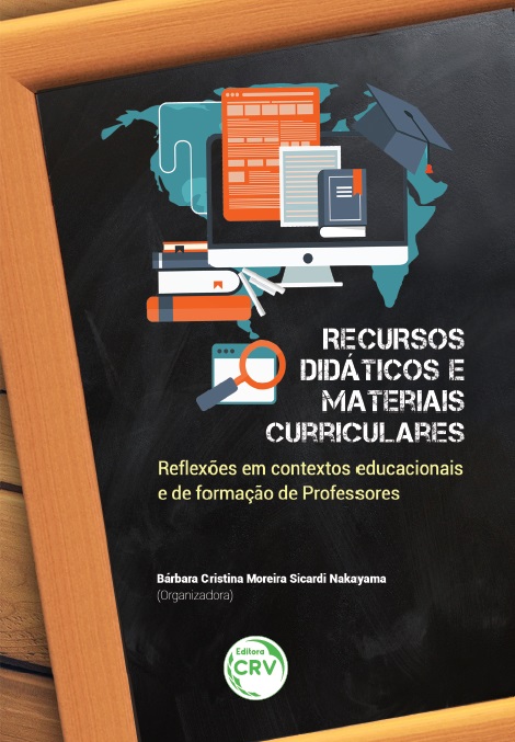 Capa do livro: RECURSOS DIDÁTICOS E MATERIAIS CURRICULARES: <br>reflexões em contextos educacionais e de formação de professores