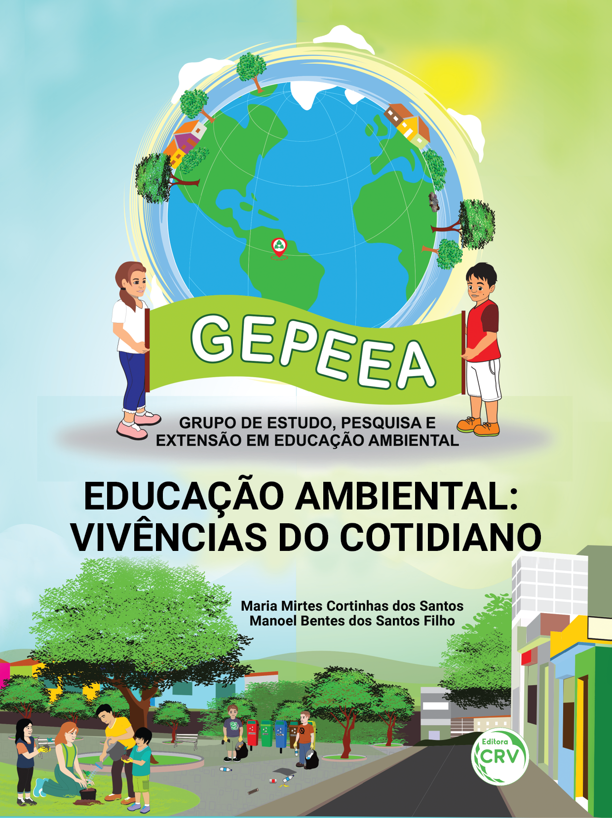 Capa do livro: EDUCAÇÃO AMBIENTAL:  <br>vivências do cotidiano