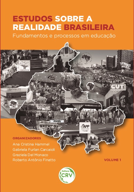 Capa do livro: ESTUDOS SOBRE A REALIDADE BRASILEIRA:<br> fundamentos e processos em educação <br> <br> Coleção Estudos sobre Educação e Realidade Brasileira - Volume 1