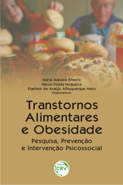 Capa do livro: TRANSTORNOS ALIMENTARES E OBESIDADE:<br>pesquisa, prevenção e intervenção psicossocial