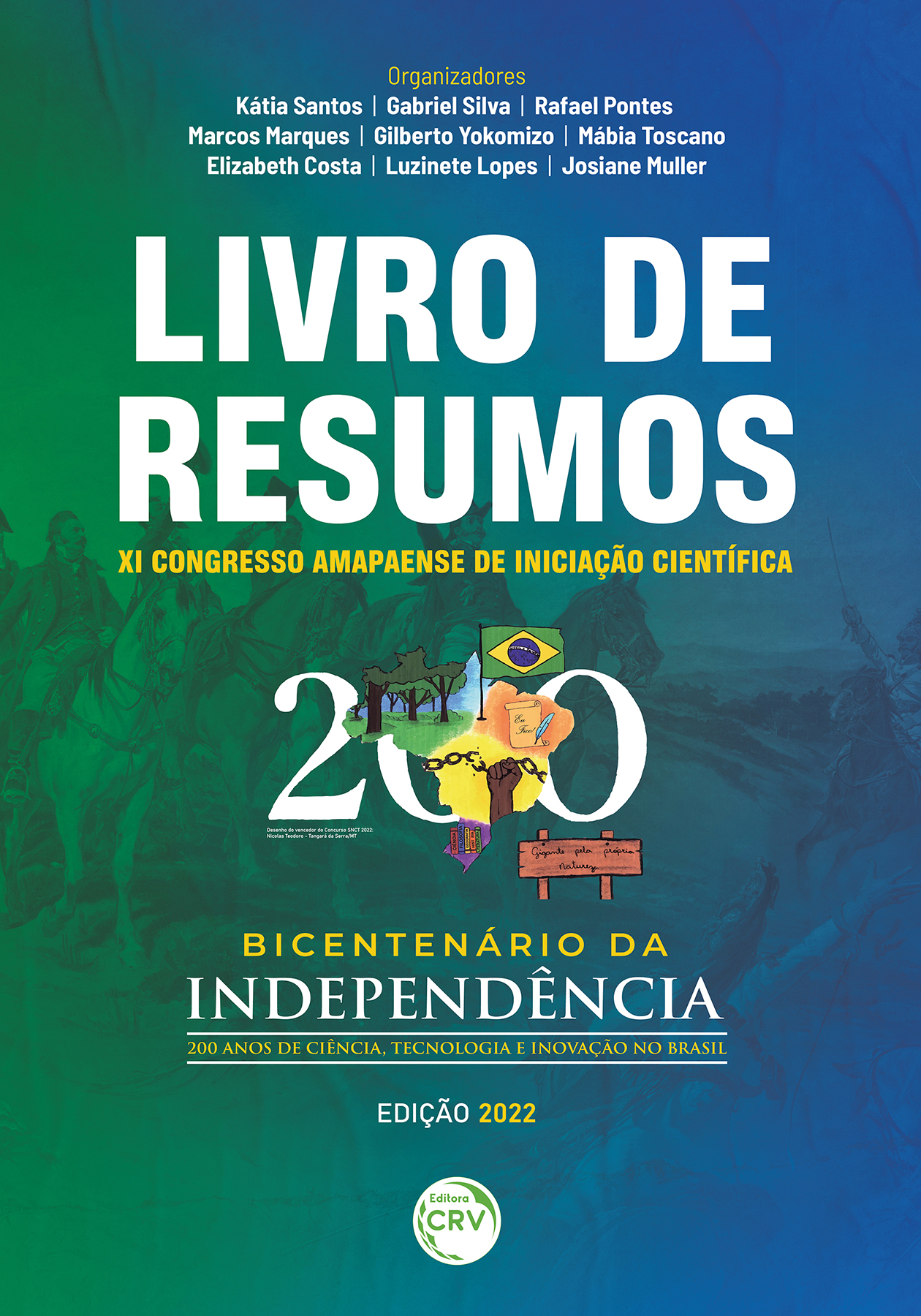Capa do livro: LIVRO DE RESUMOS<br> XI Congresso Amapaense de Iniciação Científica<br> Edição 2022
