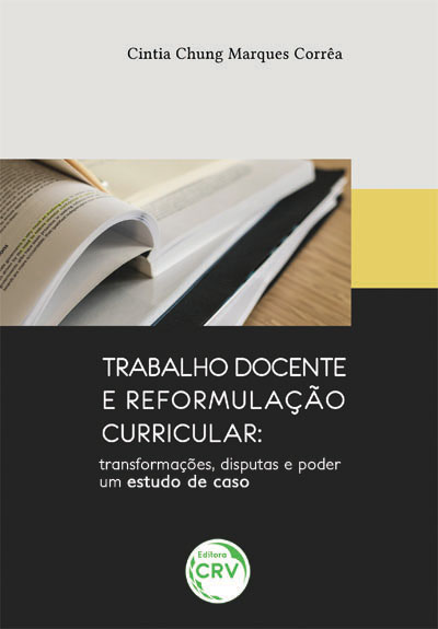 Capa do livro: TRABALHO DOCENTE E REFORMULAÇÃO CURRICULAR:<br>transformações, disputas e poder – um estudo de caso