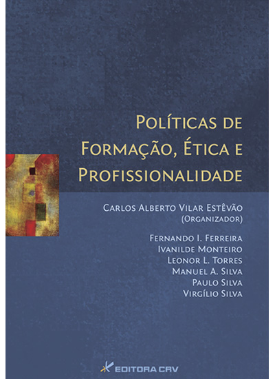 Capa do livro: POLÍTICAS DE FORMAÇÃO, ÉTICA E PROFISSIONALIDADE