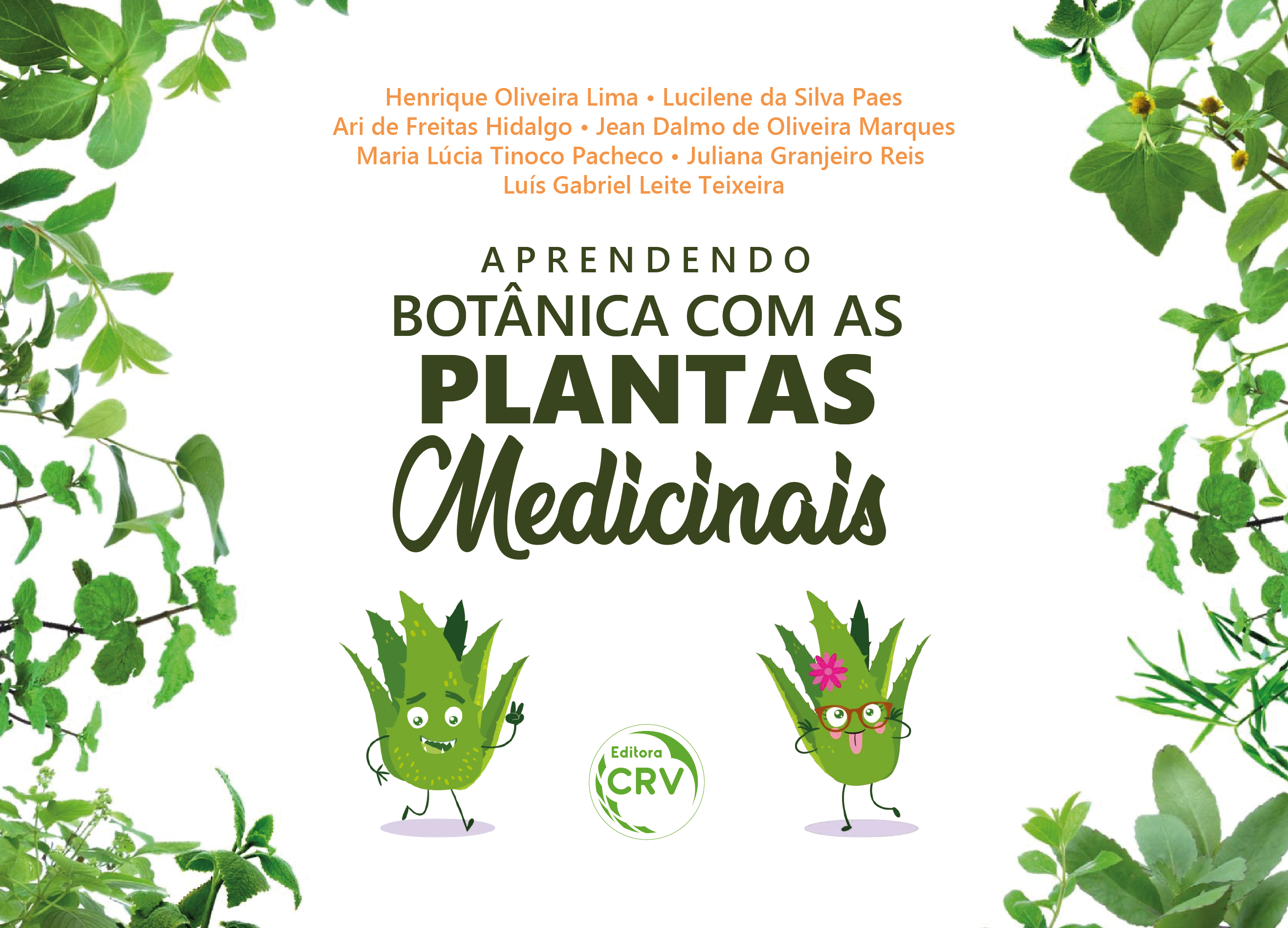 Capa do livro: APRENDENDO BOTÂNICA COM AS PLANTAS MEDICINAIS