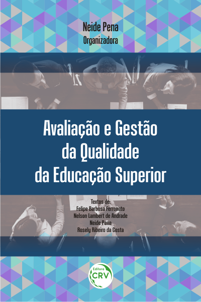 Capa do livro: AVALIAÇÃO E GESTÃO DA QUALIDADE DA EDUCAÇÃO SUPERIOR