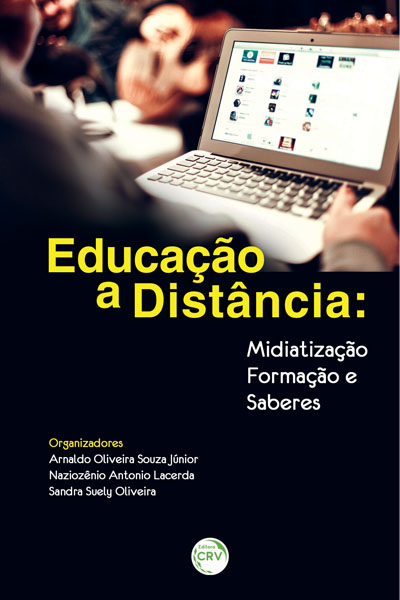 Capa do livro: EDUCAÇÃO A DISTÂNCIA:<br>midiatização, formação e saberes