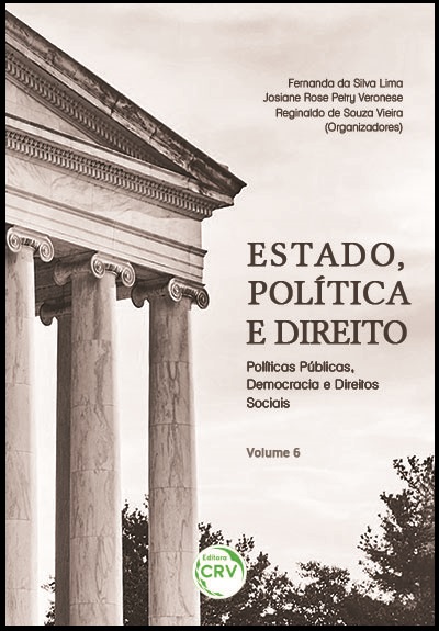 Capa do livro: ESTADO, POLÍTICA E DIREITO:<br>políticas públicas, democracia e direitos sociais<br>Volume 6