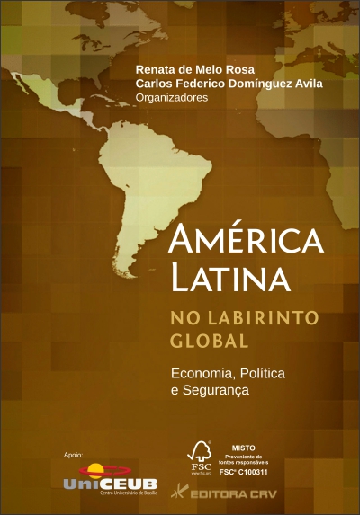 Capa do livro: AMÉRICA LATINA NO LABIRINTO GLOBAL:<br>economia,política e segurança
