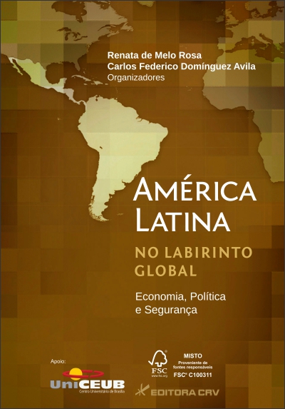 Capa do livro: AMÉRICA LATINA NO LABIRINTO GLOBAL:<br>economia,política e segurança