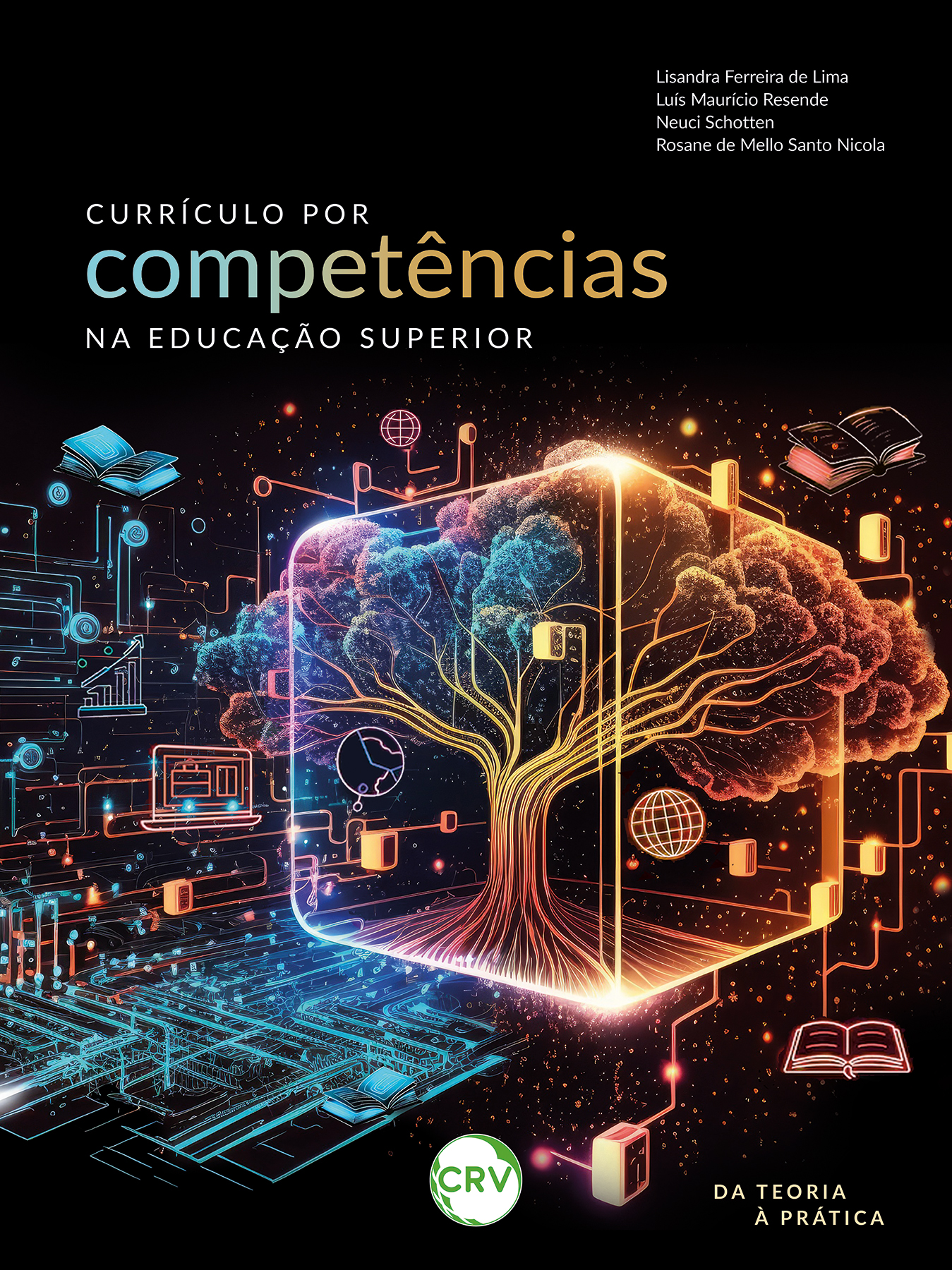 Capa do livro: Currículo por competências na educação superior: <BR>Da teoria à prática
