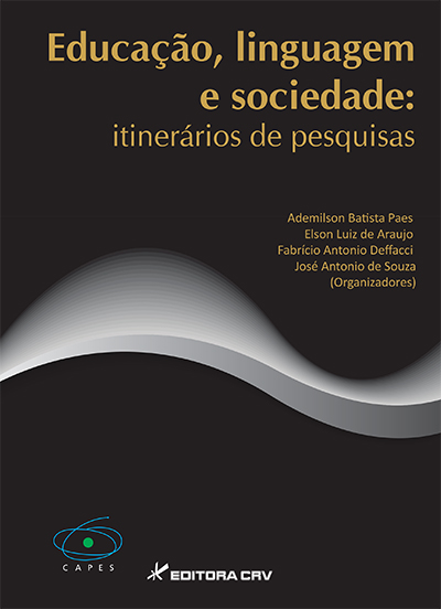 Capa do livro: EDUCAÇÃO, LINGUAGEM E SOCIEDADE:<br>itinerários de pesquisas 