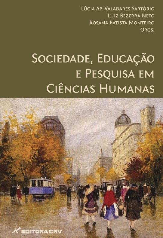 Capa do livro: SOCIEDADE, EDUCAÇÃO E PESQUISA EM CIÊNCIAS HUMANAS