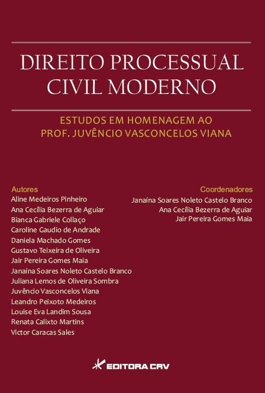 Capa do livro: DIREITO PROCESSUAL CIVIL MODERNO<BR>Estudos em Homenagem ao Prof. Juvêncio Vasconcelos Viana