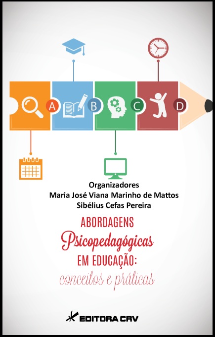 Capa do livro: ABORDAGENS PSICOPEDAGÓGICAS EM EDUCAÇÃO:<br>conceitos e práticas