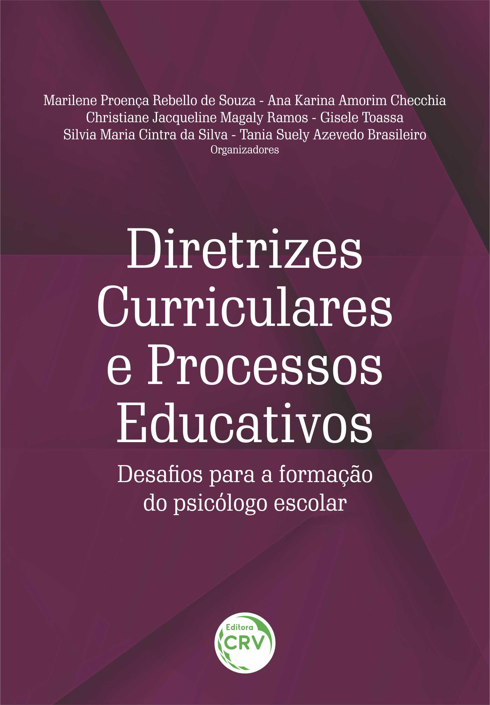 Capa do livro: DIRETRIZES CURRICULARES E PROCESSOS EDUCATIVOS: <BR>desafios para a formação do psicólogo escolar