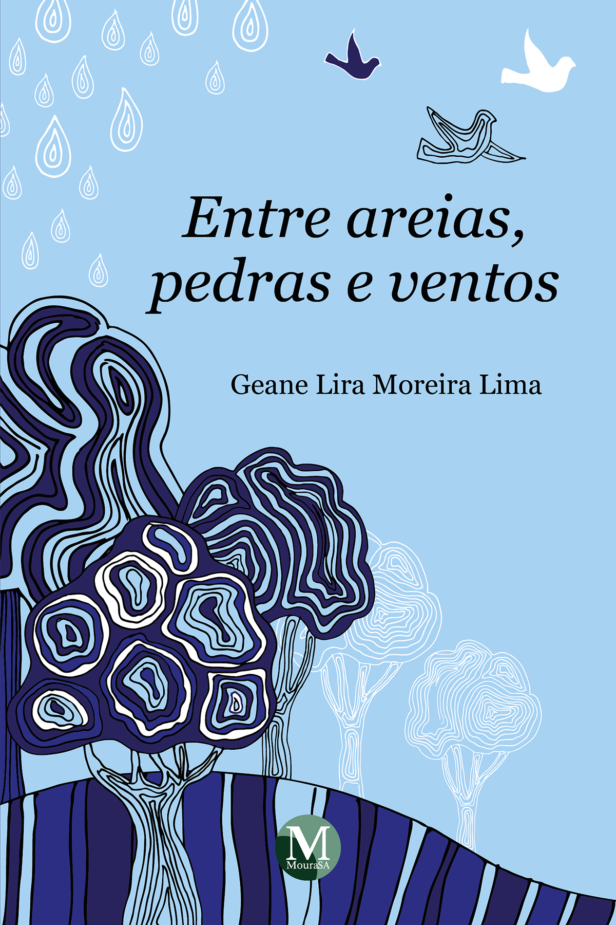 Capa do livro: Entre areias, pedras e ventos