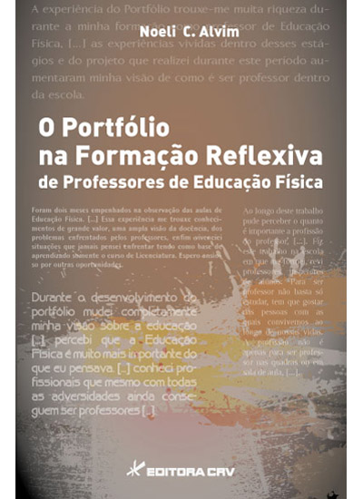Capa do livro: O PORTFÓLIO NA FORMAÇÃO REFLEXIVA<br>De professores de educação física